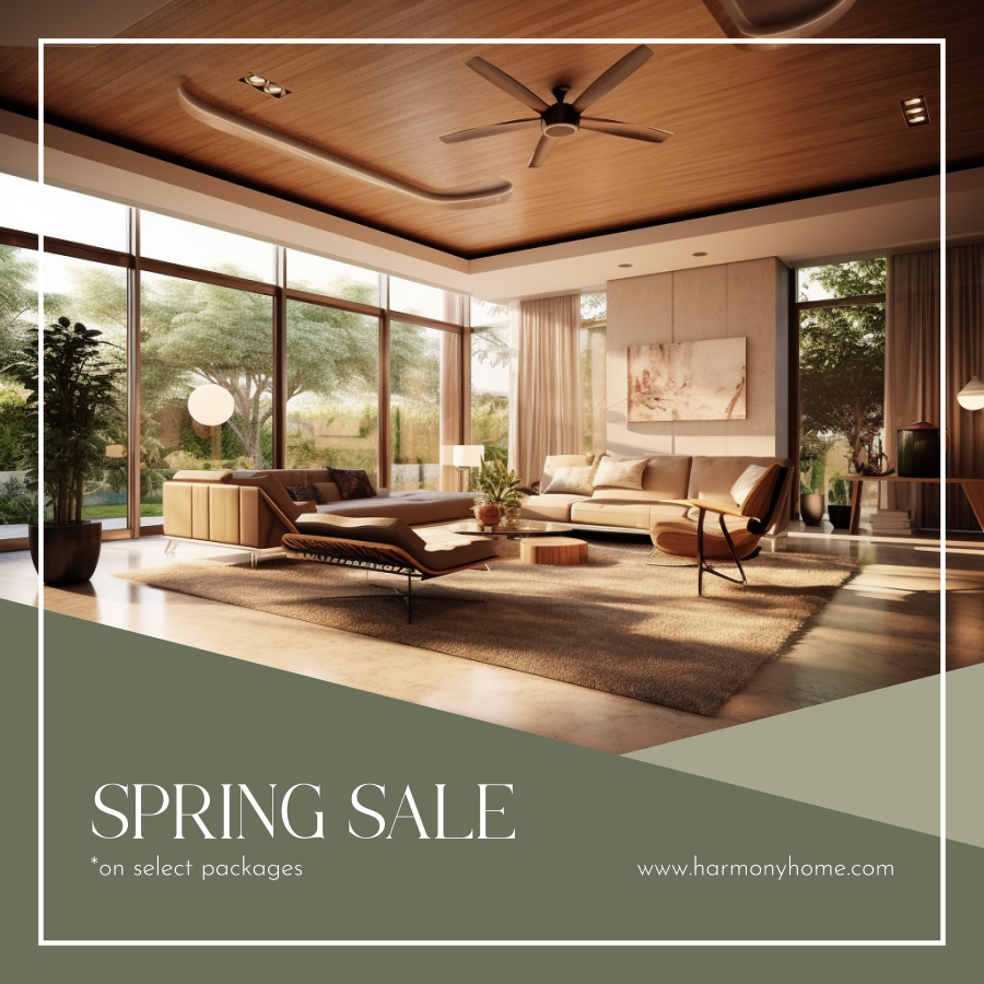 Harmony Home advertisement marketing social media marketing spring sale